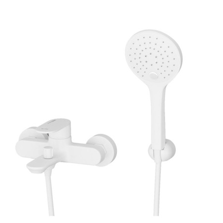 Wasserkraft Mindel 8501 bath mixer, single -leaf, watering can, pour 157 mm, white