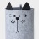 Funny Kotyara storage basket, 29 × 29 × 54 cm, color gray color