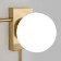 Wall lamp EUROSVET Fredo 40035/1, E14, 1x60W, 500x155x500 mm, brass color