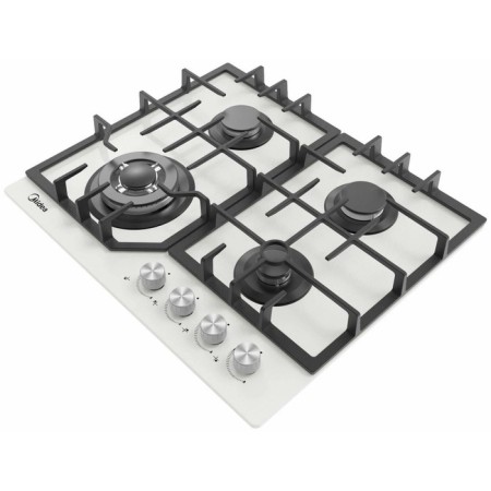 Hob Midea MG643TGW, gas, 4 burners, white-2