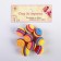 Beads for creativity plastic "Ribbed striped" set 15 grams d = 2 cm