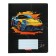 Notebook 24 sheets in the "Car in Black" line, cover coated cardboard, VD-LK, block 60 g/m2, 5 types, mix