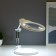 Lupa lamp for LEDX2 creativity from 3AAA white 24.5x22x15.5 cm