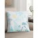 Decorative pillow scandi, size 40x40 cm, blue color