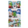 Application with stickers "Funny cars", 4 game fields + 2 sheets with stickers