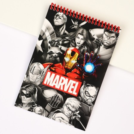 Notepad on the crest, A5, 40 sheets, Avengers-2