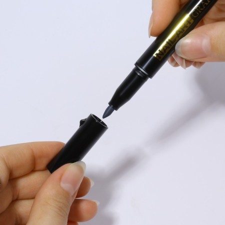 Nail design marker, acrylic, 13.5 cm, black color-10