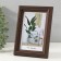 Photo frame plastic 10x15 cm "Staircase with rhombuses" Chocolate 2x13x17.9 cm