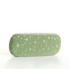 Case for glasses on the cracker, green color