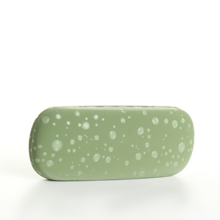 Case for glasses on the cracker, green color