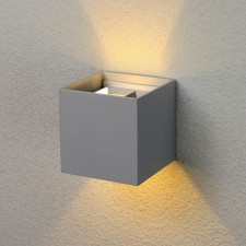 Elektrostandard lamp, 6 W, LED, 3000K, 370 LM, IP54, wall, Techno 1548 Led Gray