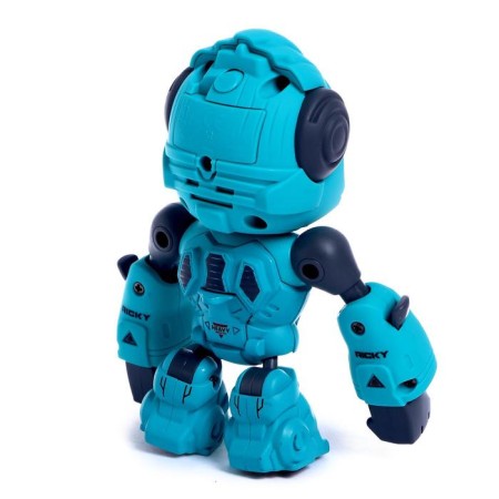Robot Monkey "Gorilla", interactive: sound, light, metal, on batteries, color mix-2