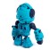 Robot Monkey "Gorilla", interactive: sound, light, metal, on batteries, color mix