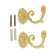 Hook for curtains tundra KS006, one -rod, color gold