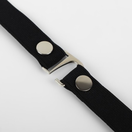 Shoe strap, textile, 43 ± 0.5 cm, 15 mm, 2 pcs, black color-4