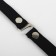 Shoe strap, textile, 43 ± 0.5 cm, 15 mm, 2 pcs, black color