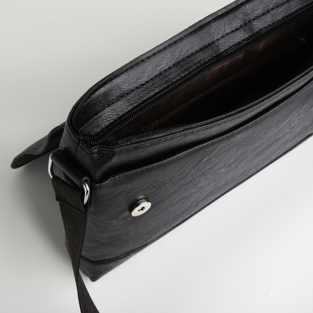 Male bag, black color-4