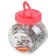Double grinder, plastic/metal, transparent body