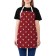 Apron of a kitchen with a photo print "White hearts", adjustable, size OS
