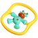 Rattle "giraffes" is turquoise color, crush me