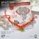 Bracelet-reinforcing “Red thread” Talisman protection, elephant, color gold, d = 6 cm