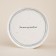 A set of porcelain plates SL Home "House", D = 27 cm, white color