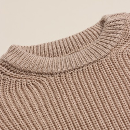 Jumper knitted SL Home, r.80-86 cm, sand-7