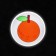 Set of reflective "fruits", 4 stickers.
