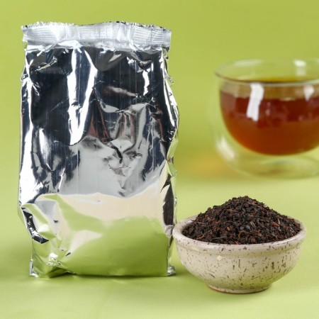 Black tea "Happy Defender of the Fatherland Day" in a gift bag, 100 g.-1