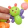 Stretching to a stroller/crib "Monkey and Friends", 4 toys, color mix, crush me
