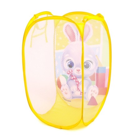 A basket for storing toys "Bunny", 57 x 34 x 34 cm, yellow-5