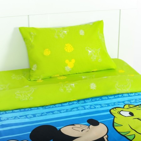 Bed linen 1.5 joint venture "Jungle", Mickey Mouse, 143*215 cm, 150*214 cm, 50*70 cm -1 pcs, Poplin-1