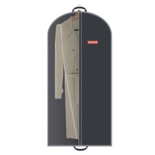 Hausmann clothing cover with PVC wall and pens 60x140 cm, black