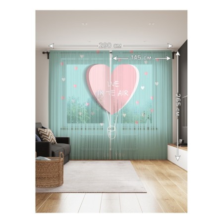 Photo "Love in the air", size 145x265 cm, 2 pcs-1