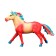Figure "World of Fantasy: Fairytale red-yellow horse"