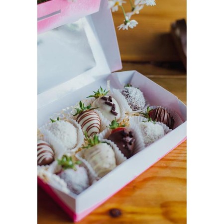 Confectionery packaging, a box with lamination "with love", 20 x 12 x 4 cm-6