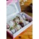 Confectionery packaging, a box with lamination "with love", 20 x 12 x 4 cm