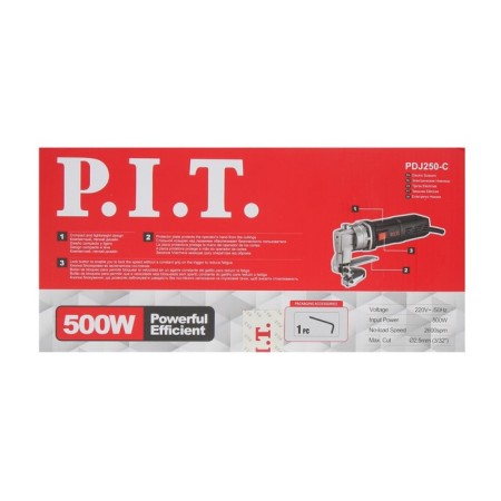 Electronics for metal P.I.T. PDJ 250-C PRO, 500 W, 2600 move/min, cut 1.6-2.5 mm-5