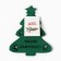Set for decor of the dining rooms "Christmas tree" 4pcs centers 20x17cm 100%p/e, felt