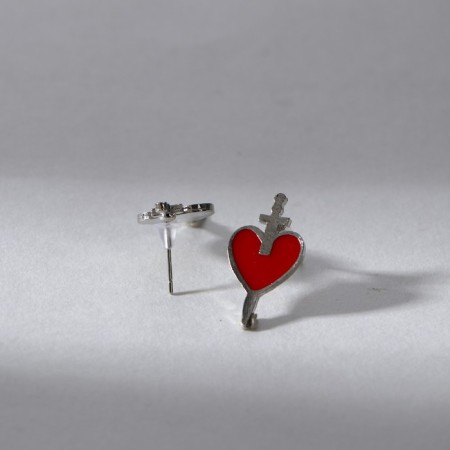 Earrings "Passion" 2x1x1 cm-2