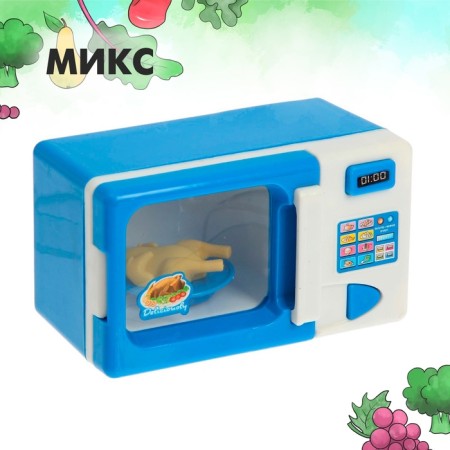 Household appliances "Microwave oven", light, works from batteries-5