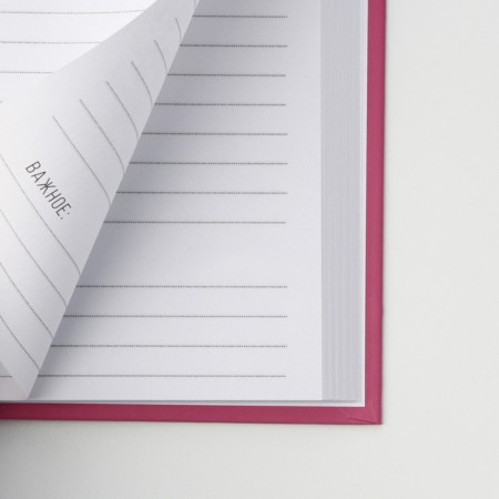 Diary in a solid cover A5, 160 L "Pink"-2
