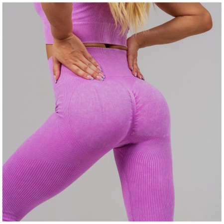 Sports legins, size S, pink color-1