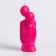 Figure candle "Lovers", 12 cm, pink