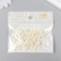 Beads for creativity plastic "Pearls of micro flowers" set 60 pcs 0.5x0.9x0.9 cm