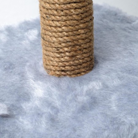 The claw of "shelf" with a stand, 30 x 30 x 40 cm, jute, gray-2