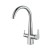 Fashun A4353 kitchen mixer, single -leaf, with output for drinking water, brass, chrome