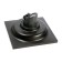 Zein gap, 100x100 mm, vertical, d = 32 mm, stainless steel, gray