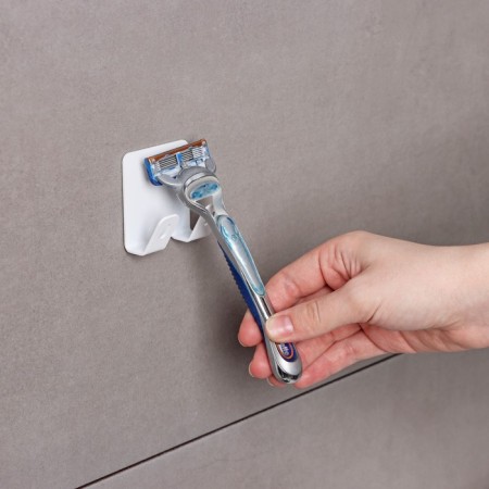 Double wall -mounted self -adhesive “loft”, 55 × 50 × 35 mm, white color-7