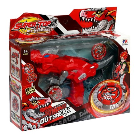 Set of wolves "dinosaur", automatic launch, 1 top, 1 arena-10